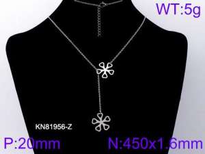 Stainless Steel Necklace - KN81956-Z