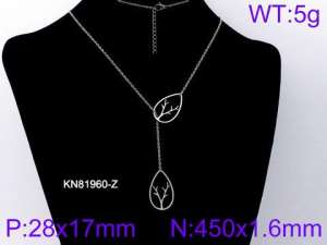 Stainless Steel Necklace - KN81960-Z