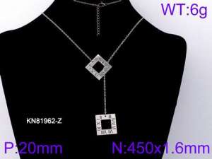Stainless Steel Necklace - KN81962-Z