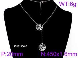 Stainless Steel Necklace - KN81966-Z