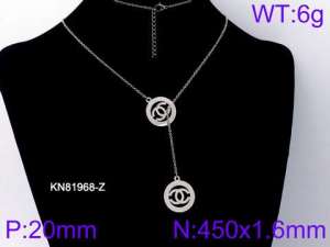 Stainless Steel Necklace - KN81968-Z