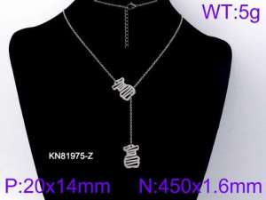 Stainless Steel Necklace - KN81975-Z