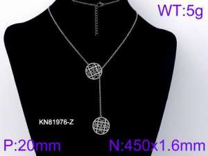 Stainless Steel Necklace - KN81976-Z