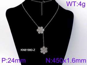 Stainless Steel Necklace - KN81980-Z