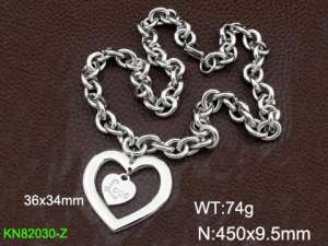 Stainless Steel Necklace - KN82030-Z
