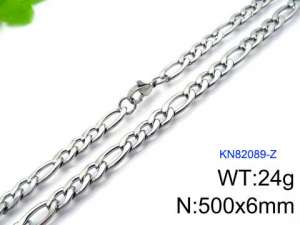 Stainless Steel Necklace - KN82089-Z