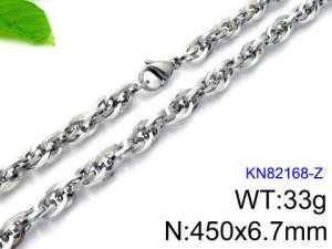 Stainless Steel Necklace - KN82168-Z