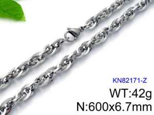 Stainless Steel Necklace - KN82171-Z