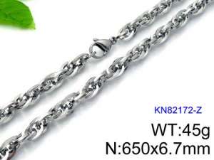 Stainless Steel Necklace - KN82172-Z