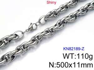 Stainless Steel Necklace - KN82189-Z