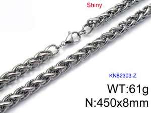 Stainless Steel Necklace - KN82303-Z