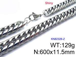 Stainless Steel Necklace - KN82326-Z