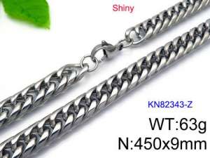 Stainless Steel Necklace - KN82343-Z