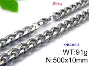 Stainless Steel Necklace - KN82369-Z