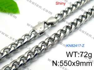 Stainless Steel Necklace - KN82417-Z