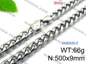 Stainless Steel Necklace - KN82420-Z