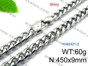 Stainless Steel Necklace - KN82421-Z