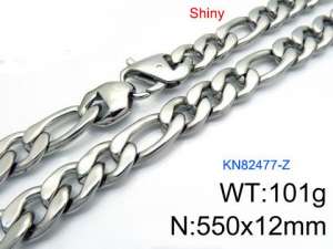 Stainless Steel Necklace - KN82477-Z