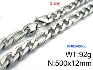 Stainless Steel Necklace - KN82480-Z