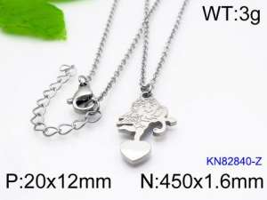 Stainless Steel Necklace - KN82840-Z