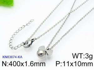 Stainless Steel Necklace - KN83674-KA