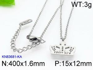 Stainless Steel Necklace - KN83681-KA