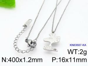 Stainless Steel Necklace - KN83687-KA