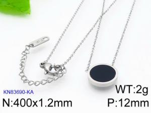 Stainless Steel Necklace - KN83690-KA
