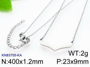 Stainless Steel Necklace - KN83705-KA