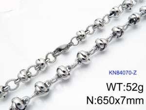 Stainless Steel Necklace - KN84070-Z