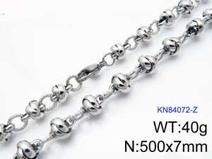 Stainless Steel Necklace - KN84072-Z