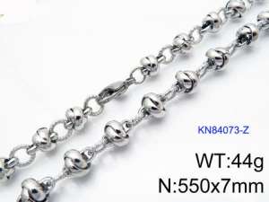 Stainless Steel Necklace - KN84073-Z