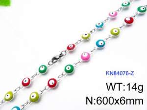 Stainless Steel Necklace - KN84076-Z