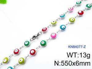 Stainless Steel Necklace - KN84077-Z