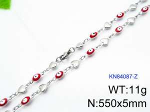 Stainless Steel Necklace - KN84087-Z
