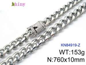 tainless Steel Necklace - KN84919-Z