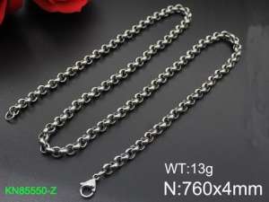 Stainless Steel Necklace - KN85550-Z