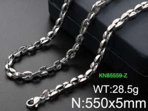 Stainless Steel Necklace - KN85559-Z