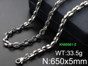 Stainless Steel Necklace - KN85561-Z