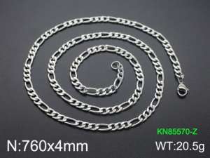 Stainless Steel Necklace - KN85570-Z