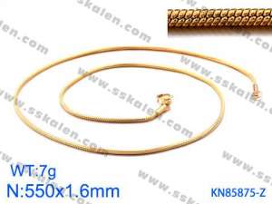 Staineless Steel Small Gold-plating Chain - KN85875-Z