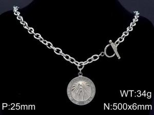 Stainless Steel Necklace - KN87126-Z