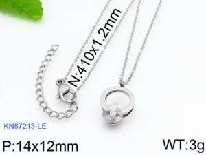Stainless Steel Necklace - KN87213-LE