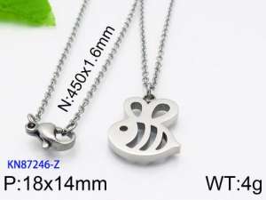 Stainless Steel Necklace - KN87246-Z