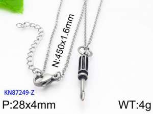 Stainless Steel Necklace - KN87249-Z