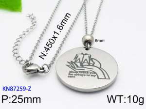 Stainless Steel Necklace - KN87259-Z