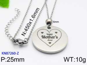 Stainless Steel Necklace - KN87260-Z