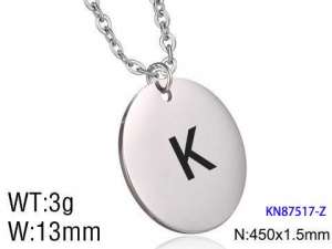 Stainless Steel Necklace - KN87517-Z