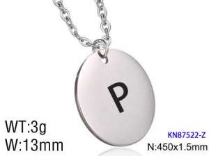Stainless Steel Necklace - KN87522-Z