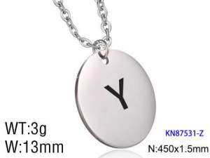 Stainless Steel Necklace - KN87531-Z